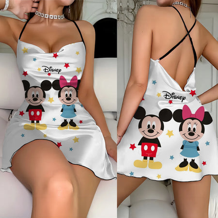 Robe Dos Nu Mickey élégantes